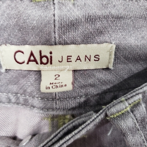 CAbi Gray Lou Lou Style 332 Skinny Jeans Size 2 - Picture 8 of 14